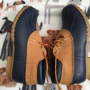 LL Bean boot (booties), navy blue, new only worn a couple times.